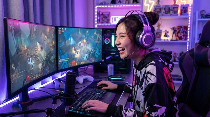 撸撸社游戏直播视频